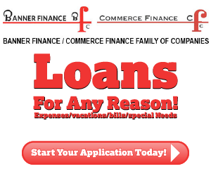 Shop Local Banner Finance Ozark Radio News
