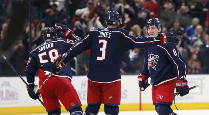 Werenski’s OT goal lifts Blue Jackets over Blues 3-2