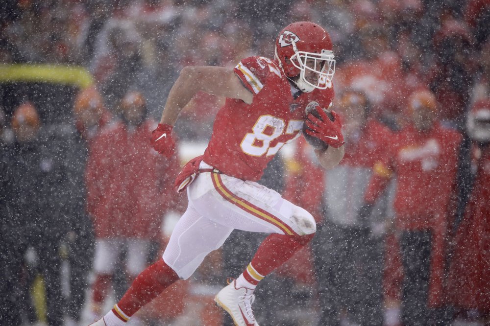 Kelce sets Chiefs record for receiving yards