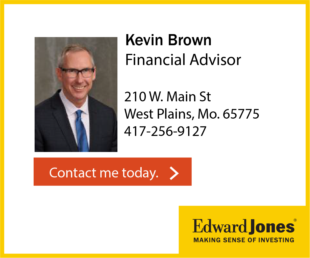 Edward Jones Kevin Brown Ozark Radio News
