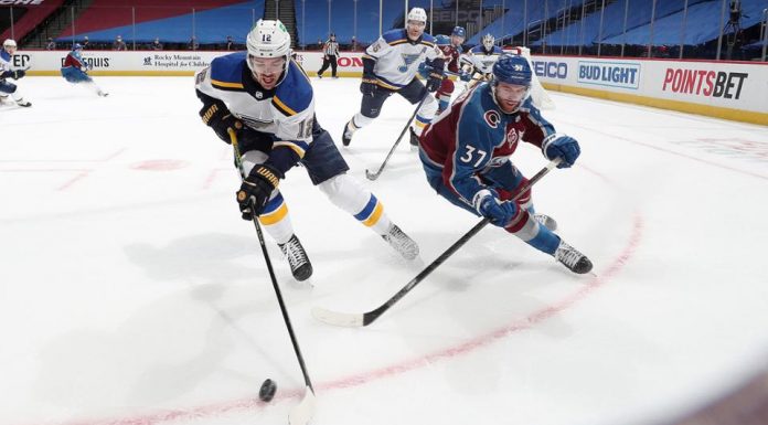 BLUES AT AVALANCHE