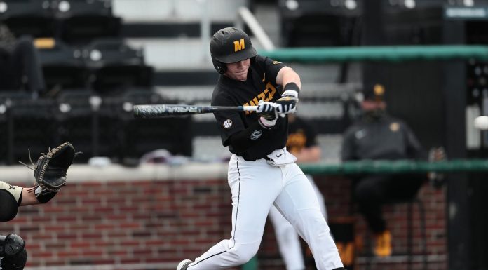 Mizzou Edged by Top-Ranked Vanderbilt, 3-1