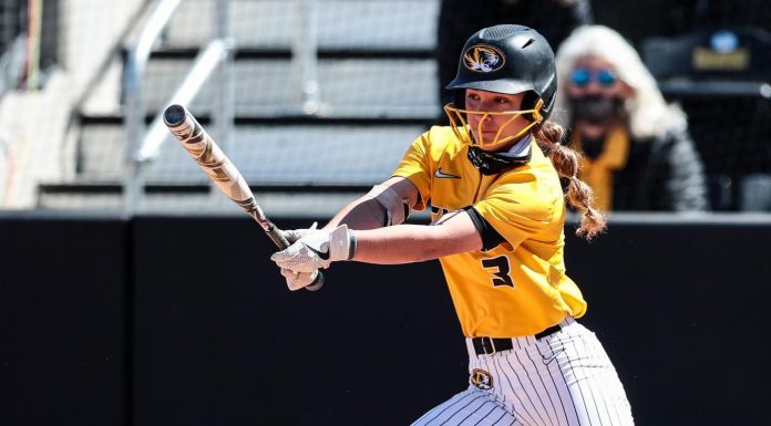 No. 18/20 Mizzou Softball Drops Low-Scoring Bout with No. 24/25 Auburn
