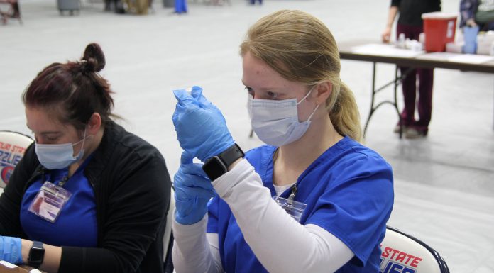 MSU-WP nursing students put skills to use at area vaccination clinics
