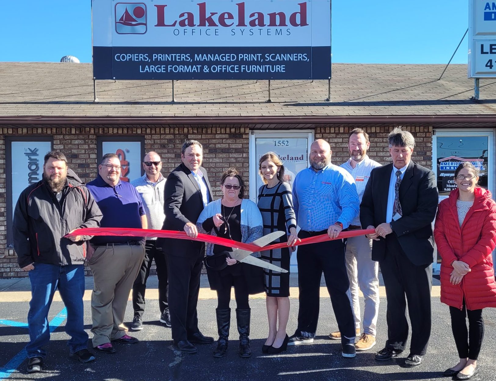 Ribbon Cutting for Lakeland Office Systems Ozark Radio News