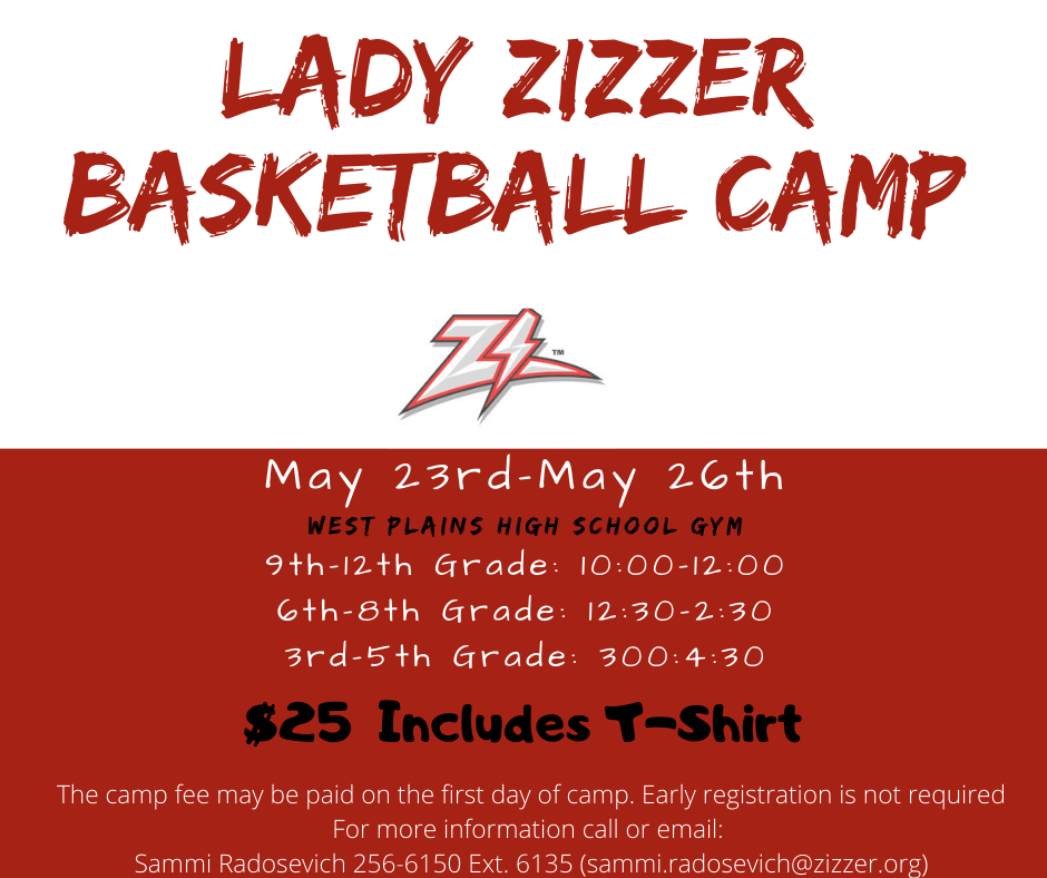 Lady Zizzer Basketball Camp Info! Ozark Radio News