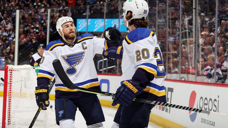 Blues release schedule for second-round series with Avalanche