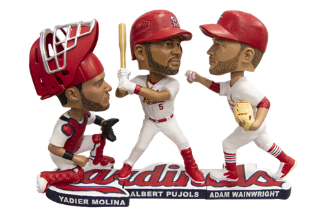 Cardinals Adam Wainwright Albert Pujols And Yadier Molina