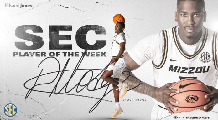 D’Moi Hodge Named SEC Player of the Week