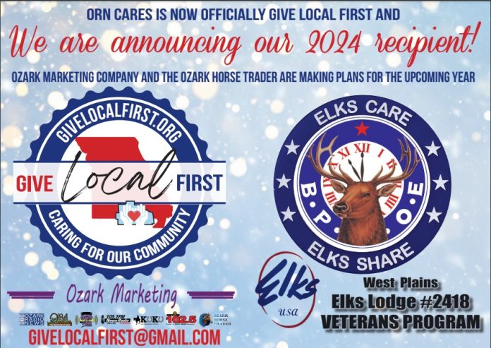 GLF Elks Vets Give Local First