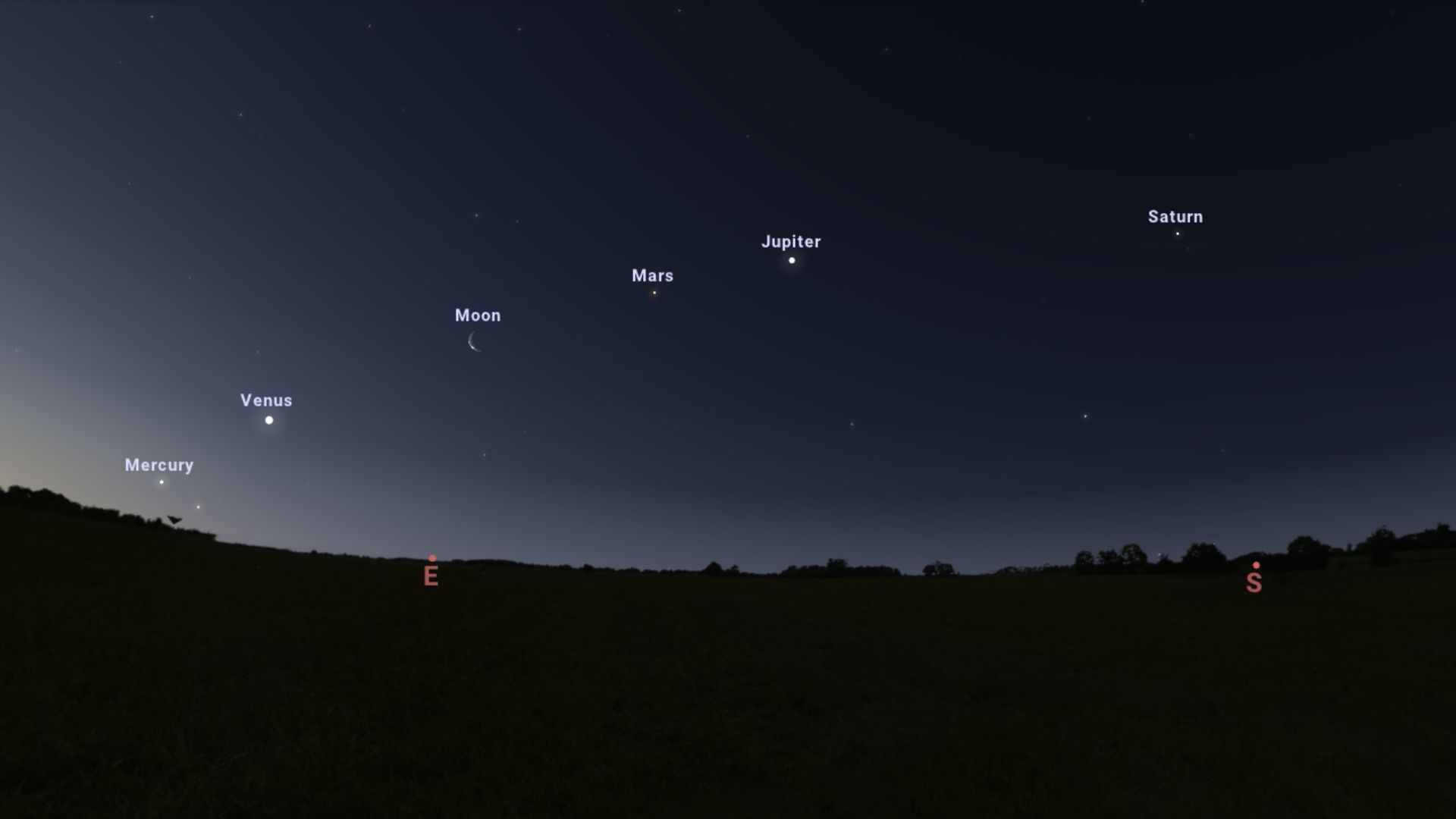 Planet Parade" Visible In The Night Sky Twice In June - Ozark Radio News