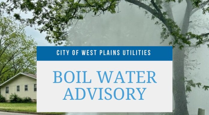 City of West Plains Boil Order Downgraded to Advisory