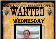 Howell County Sheriff’s Department Wanted Wednesday