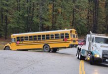 Cabool School Bus Towed Out of Ditch