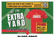 Receive Free KC Chief’s T-Shirt at CBCO Blood Drive in Houston