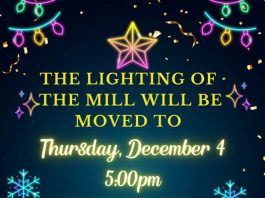 Licking Lighting of the Mill Rescheduled
