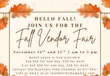 Fall Vendor Fair at Mountain View Missouri this Weekend