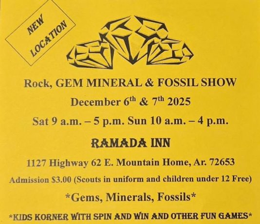 Rock, Gem & Fossil Show in Mountain Home Tomorrow