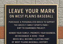 Purchase Your Own Personalized Bricks For Grizzly Family Sports Park