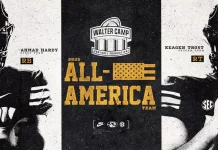 Hardy and Trost Named Walter Camp All-Americans