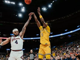 No. 20 Illinois Tops Men’s Basketball