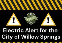 Electric Alert for the City of Willow Springs