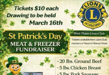 West Plains Lions Club to Hold a Meat and Freezer Fundraiser
