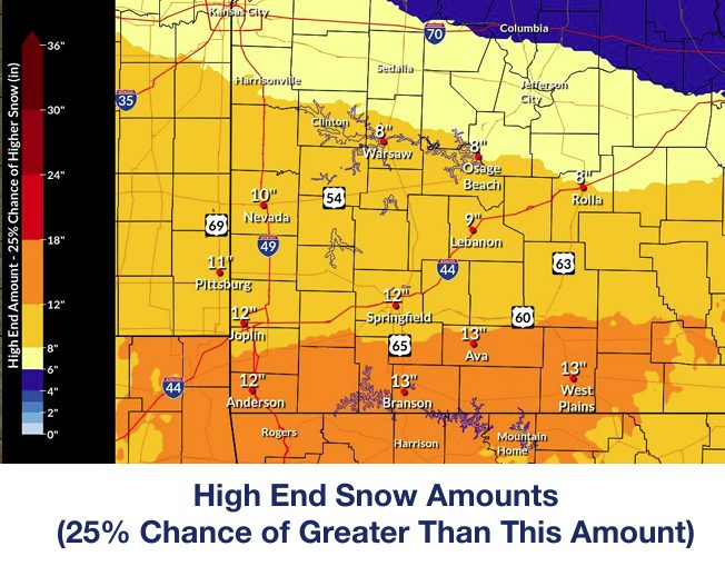 Snow chances