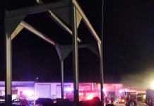 Fire at Westgate Trailers in Mountain Grove Thursday Night