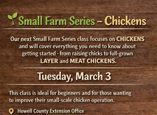 Small Farm Series Continues Tuesday March 3rd