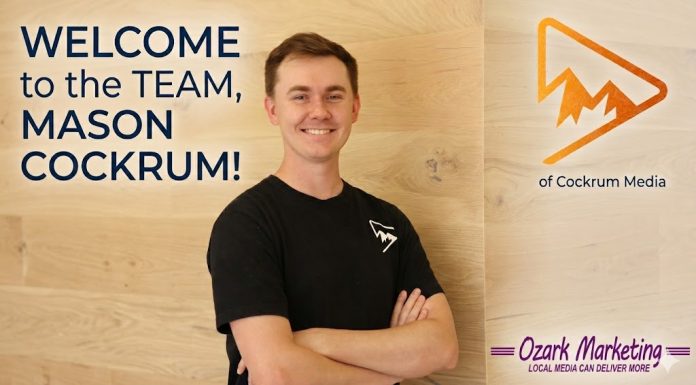 Ozark Marketing Company Welcomes Mason Cockrum to Digital Team