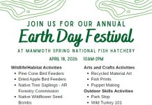 Earth Day Event Taking Place this Saturday in Mammoth Spring, AR.
