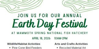 Earth Day Event Taking Place this Saturday in Mammoth Spring, AR.